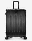 An image of Bell Weather Large Checked Luggage Suitcase with 4 Spinner Wheels